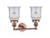 Franklin Restoration LED Bath Vanity in Antique Copper (405|208-AC-G182-LED)