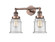 Franklin Restoration Two Light Bath Vanity in Antique Copper (405|208-AC-G184)