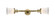 Franklin Restoration Two Light Bath Vanity in Brushed Brass (405|208L-BB-G181S)