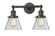 Franklin Restoration Two Light Bath Vanity in Oil Rubbed Bronze (405|208-OB-G62)