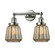 Franklin Restoration Two Light Bath Vanity in Polished Nickel (405|208-PN-G146)