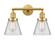 Franklin Restoration Two Light Bath Vanity in Satin Gold (405|208-SG-G62)