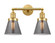 Franklin Restoration Two Light Bath Vanity in Satin Gold (405|208-SG-G63)