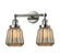 Franklin Restoration Two Light Bath Vanity in Brushed Satin Nickel (405|208-SN-G146)