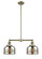 Franklin Restoration LED Island Pendant in Antique Brass (405|209-AB-G78-LED)