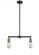 Franklin Restoration Two Light Island Pendant in Black Antique Brass (405|209-BAB)
