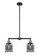 Franklin Restoration Two Light Island Pendant in Black Antique Brass (405|209-BAB-G53-CE)