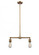 Franklin Restoration Two Light Island Pendant in Brushed Brass (405|209-BB)