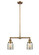 Franklin Restoration LED Island Pendant in Brushed Brass (405|209-BB-G58-LED)