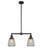 Franklin Restoration LED Island Pendant in Matte Black (405|209-BK-G142-LED)