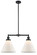 Franklin Restoration Two Light Island Pendant in Oil Rubbed Bronze (405|209-OB-G41-L)