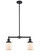 Franklin Restoration Two Light Island Pendant in Oil Rubbed Bronze (405|209-OB-G51)