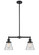 Franklin Restoration Two Light Island Pendant in Oil Rubbed Bronze (405|209-OB-G62)