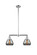 Franklin Restoration Two Light Island Pendant in Polished Chrome (405|209-PC-G173)