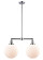 Franklin Restoration LED Island Pendant in Polished Chrome (405|209-PC-G201-10-LED)