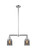 Franklin Restoration Two Light Island Pendant in Polished Chrome (405|209-PC-G53)