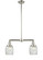 Franklin Restoration Two Light Island Pendant in Polished Nickel (405|209-PN-G302)