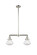 Franklin Restoration Two Light Island Pendant in Polished Nickel (405|209-PN-G322)