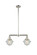 Franklin Restoration Two Light Island Pendant in Polished Nickel (405|209-PN-G534)