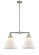 Franklin Restoration LED Island Pendant in Brushed Satin Nickel (405|209-SN-G41-L-LED)