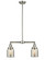 Franklin Restoration Two Light Island Pendant in Brushed Satin Nickel (405|209-SN-G58)