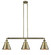 Franklin Restoration Three Light Island Pendant in Antique Brass (405|213-AB-M13-AB)