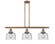 Franklin Restoration LED Island Pendant in Antique Copper (405|213-AC-G74-LED)