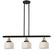 Franklin Restoration Three Light Island Pendant in Black Antique Brass (405|213-BAB-G71)