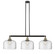 Franklin Restoration Three Light Island Pendant in Black Antique Brass (405|213-BAB-G72-L)