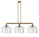 Franklin Restoration LED Island Pendant in Brushed Brass (405|213-BB-G72-L-LED)