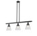 Franklin Restoration LED Island Pendant in Matte Black (405|213-BK-G64-LED)