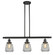 Franklin Restoration Three Light Island Pendant in Oil Rubbed Bronze (405|213-OB-G142)