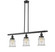 Franklin Restoration Three Light Island Pendant in Oil Rubbed Bronze (405|213-OB-G184)