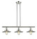 Franklin Restoration Three Light Island Pendant in Polished Nickel (405|213-PN-G2)