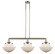 Franklin Restoration Three Light Island Pendant in Polished Nickel (405|213-PN-G541)