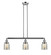 Franklin Restoration Three Light Island Pendant in Polished Nickel (405|213-PN-G58)