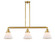 Franklin Restoration LED Island Pendant in Satin Gold (405|213-SG-G41-LED)
