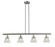 Franklin Restoration Four Light Island Pendant in Brushed Satin Nickel (405|214-SN-G63)