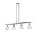 Franklin Restoration Four Light Island Pendant in Brushed Satin Nickel (405|214-SN-G64)