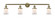 Franklin Restoration Four Light Bath Vanity in Antique Brass (405|215-AB-G181S)