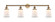 Franklin Restoration Four Light Bath Vanity in Brushed Brass (405|215-BB-G181)