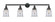 Franklin Restoration Four Light Bath Vanity in Matte Black (405|215-BK-G182)