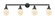 Franklin Restoration Four Light Bath Vanity in Matte Black (405|215-BK-G201-6)