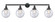 Franklin Restoration Four Light Bath Vanity in Matte Black (405|215-BK-G204-8)