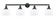 Franklin Restoration Four Light Bath Vanity in Matte Black (405|215-BK-G71)