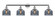 Franklin Restoration Four Light Bath Vanity in Polished Chrome (405|215-PC-G73)
