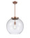 Essex One Light Pendant in Antique Copper (405|221-1S-AC-G122-16)