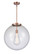 Essex LED Pendant in Antique Copper (405|221-1S-AC-G202-18-LED)