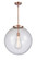 Essex LED Pendant in Antique Copper (405|221-1S-AC-G204-18-LED)