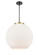 Ballston LED Pendant in Black Antique Brass (405|221-1S-BAB-G121-18-LED)